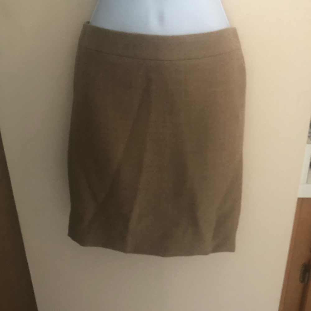 J.Crew No. 2 Pencil Skirt – Camel Wool Blend – Size 00
